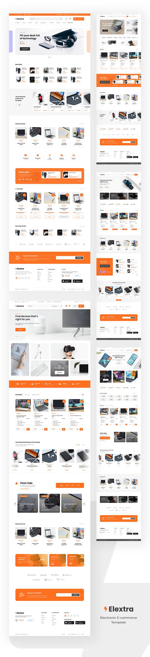 Elextra - Electronic eCommerce PSD Template - 2