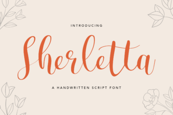 Sherletta Elegant Handwritten Font