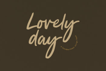 Lovely Day-Stylish Handwritten Font