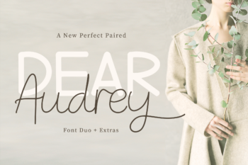 DearAudrey Handwritten Font Duo