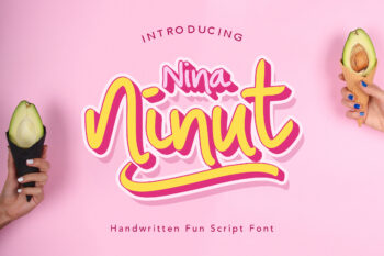Nina Ninut - Fun Handwritten Font