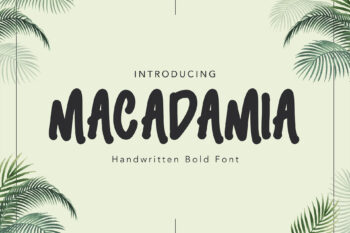 Macadamia - Playful Handwritten Font