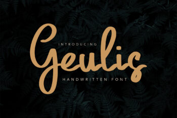Geulis Beauty and Stylish Font