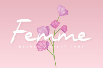 Femme Elegant Beauty Display Font
