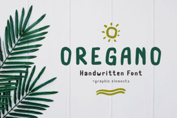 Oregano Fresh Handwritten Font